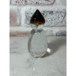 RARE! VTG Art Glass Randsfjord Glassverk Handmade Norway Viking Paperweight